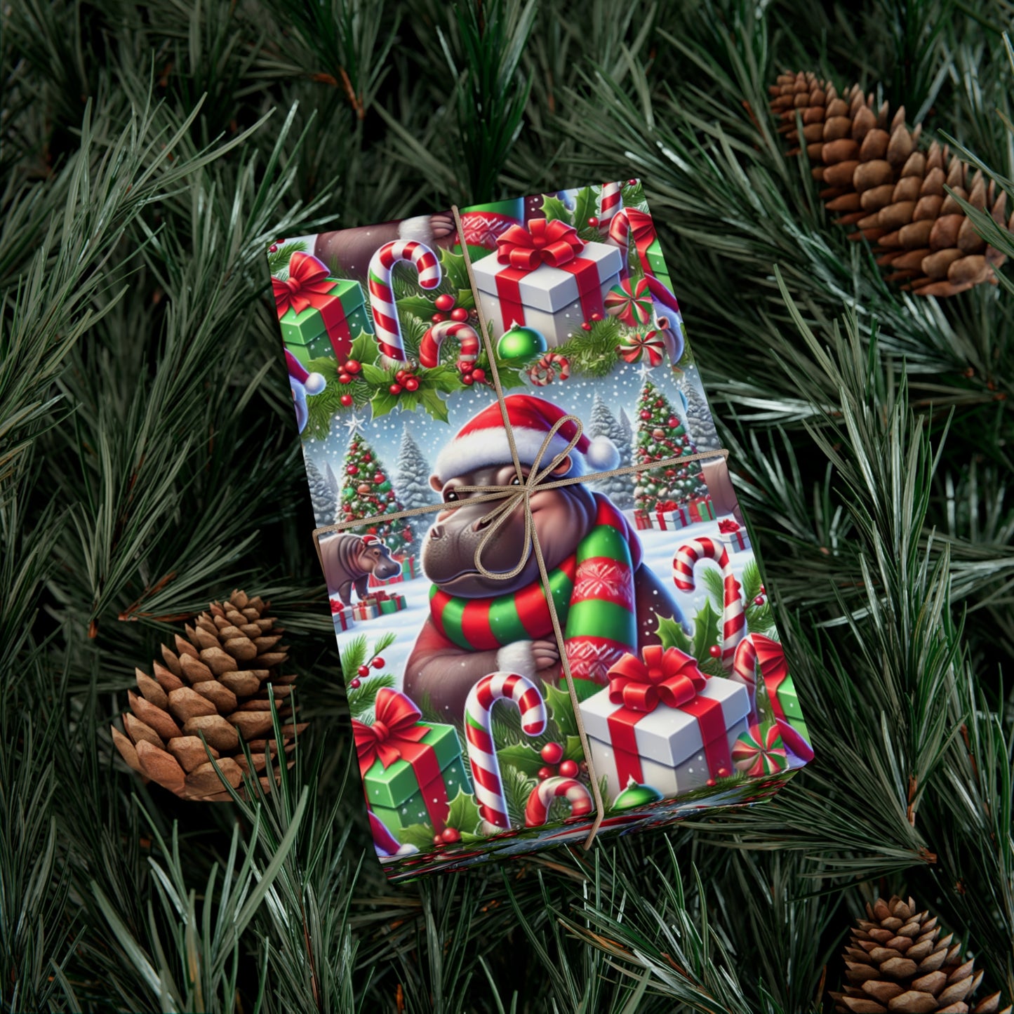 Festive Wonderland Hippo