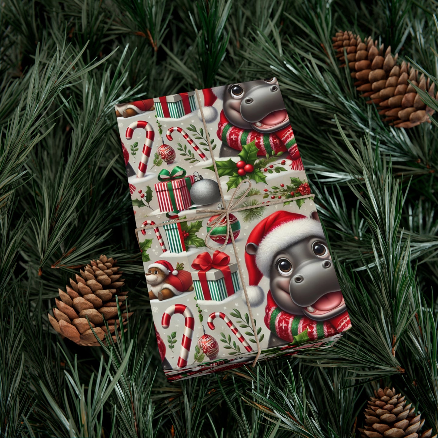 Christmas Cheer Hippo