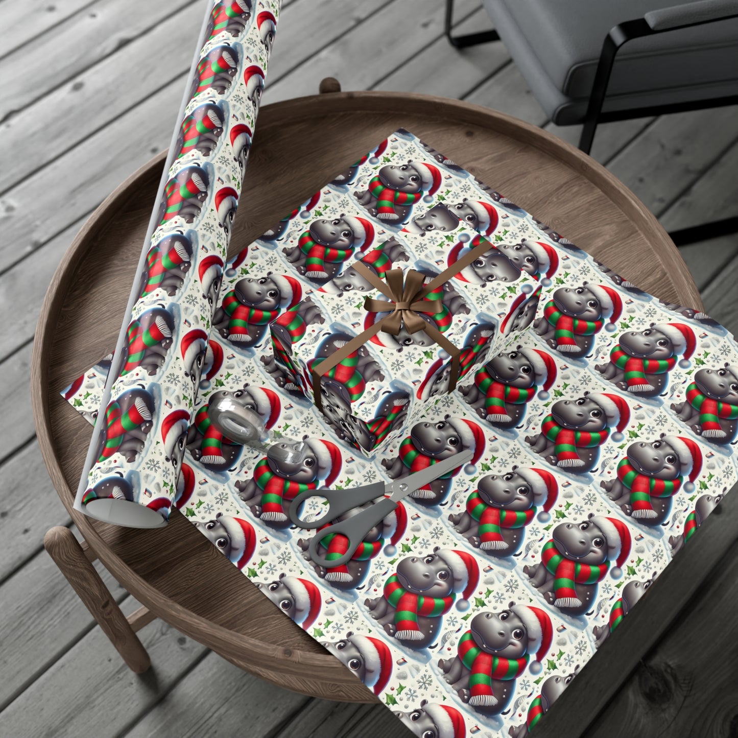 Jolly Holiday Hippo