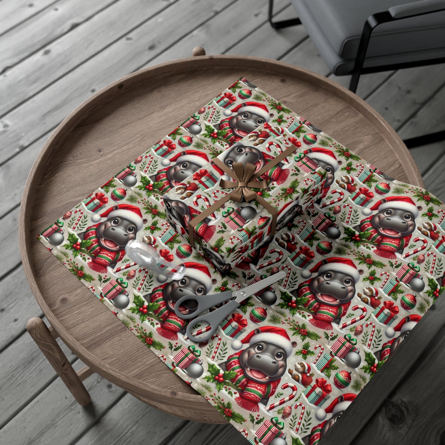Christmas Cheer Hippo