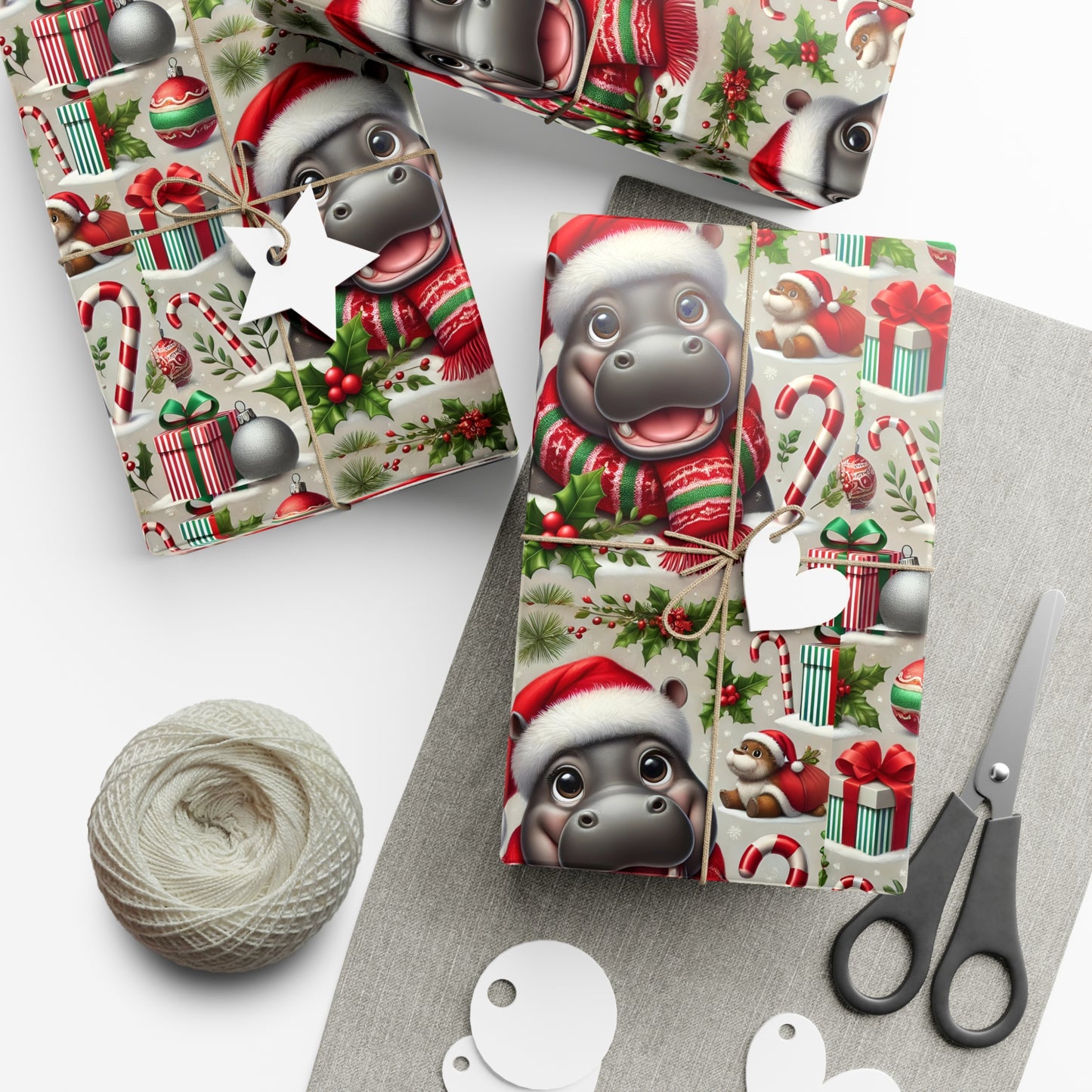 Christmas Cheer Hippo