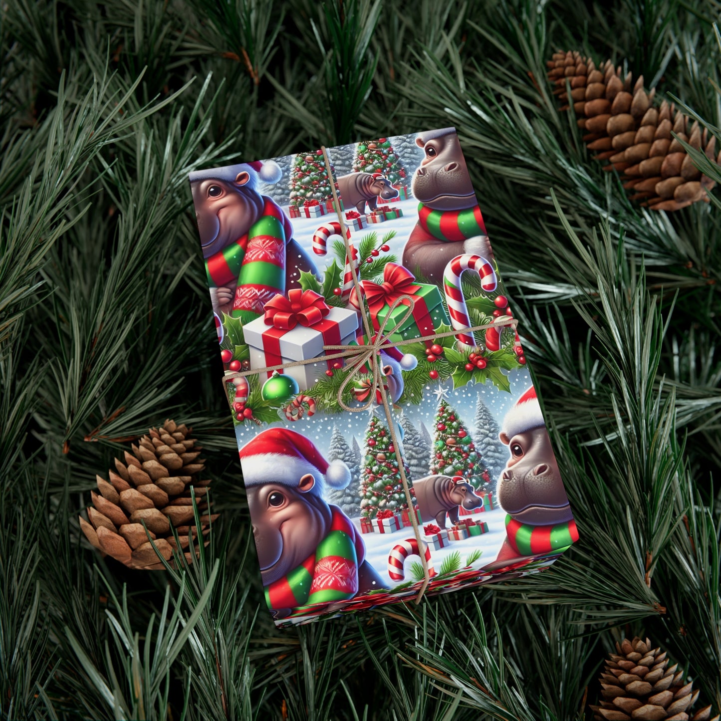 Festive Wonderland Hippo