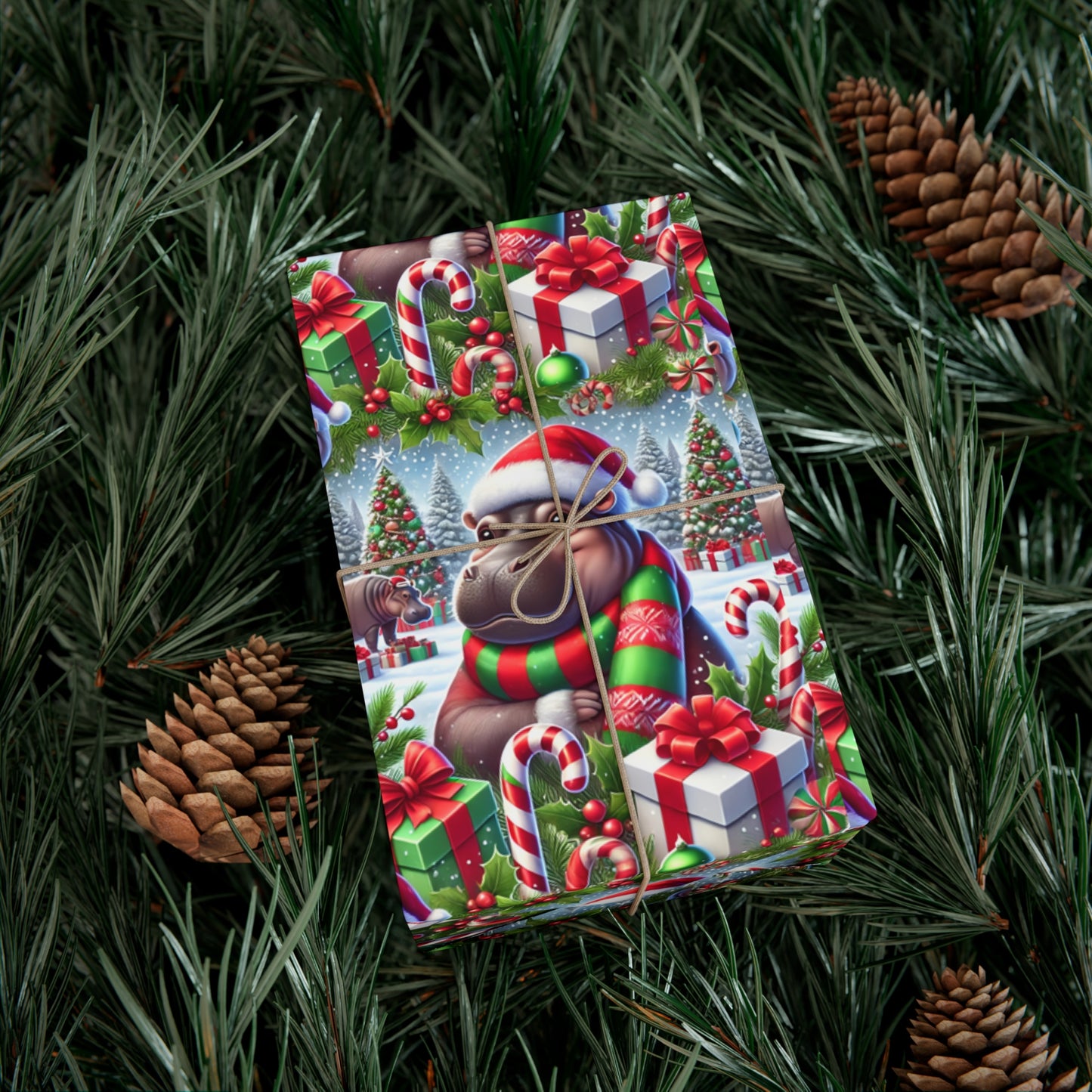 Festive Wonderland Hippo