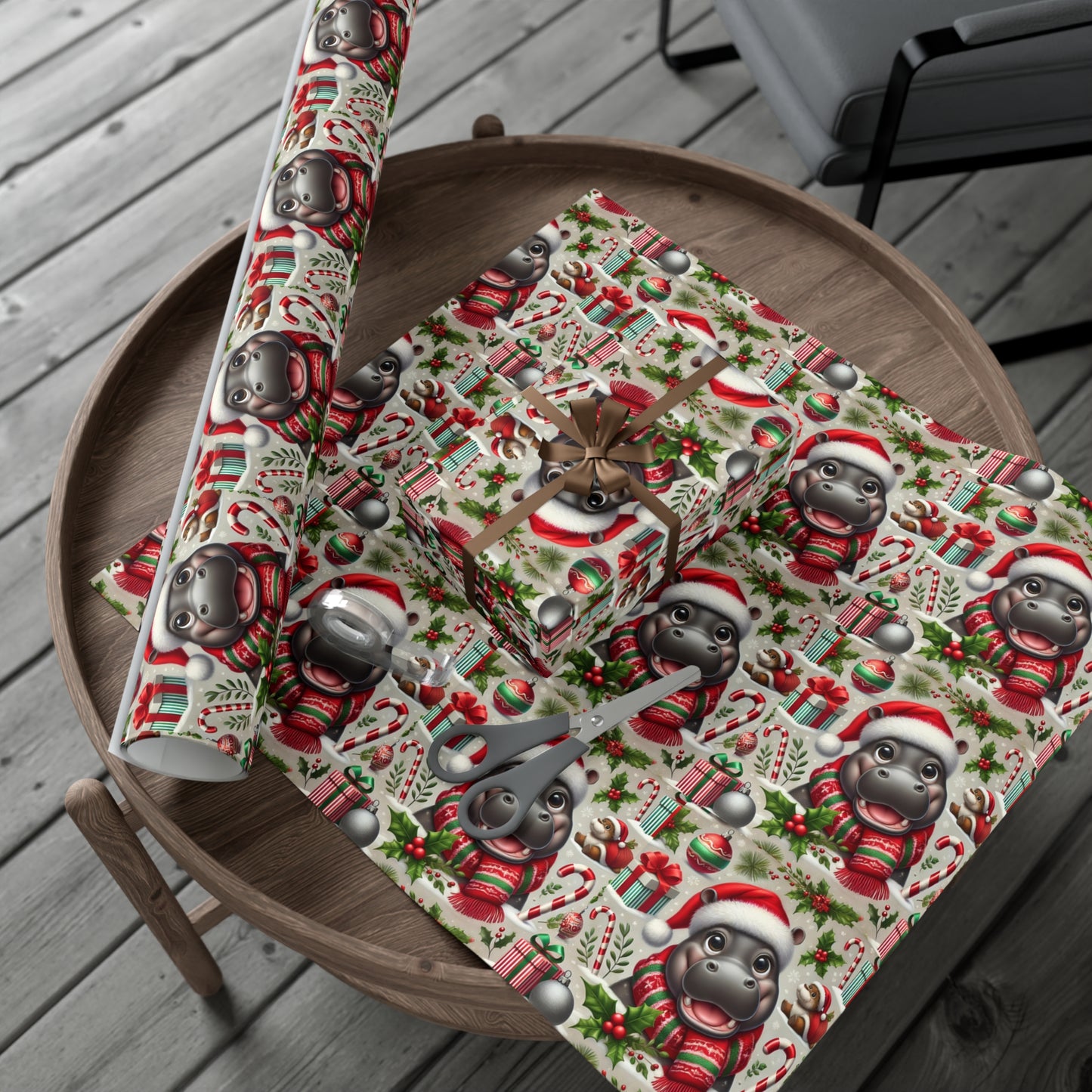 Christmas Cheer Hippo