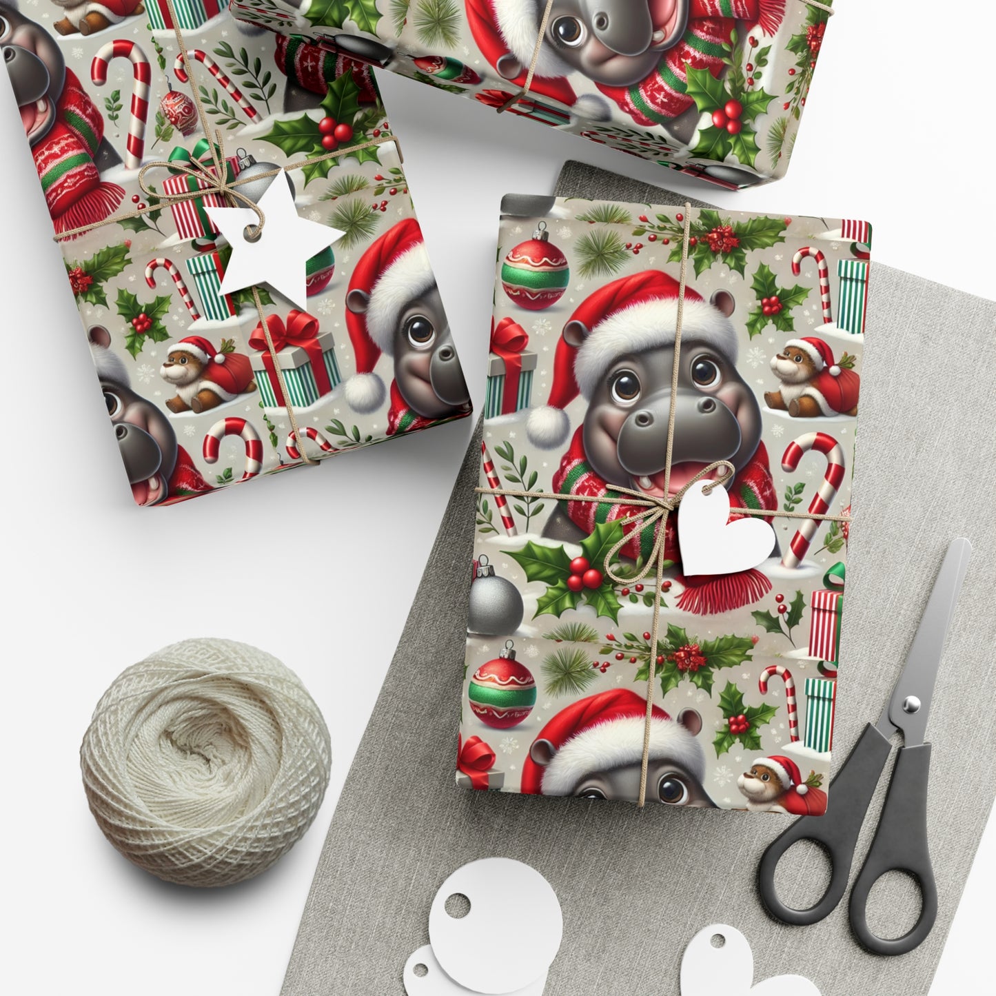 Christmas Cheer Hippo