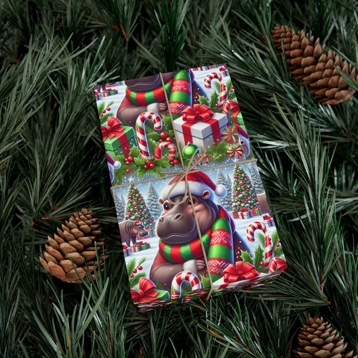 Festive Wonderland Hippo