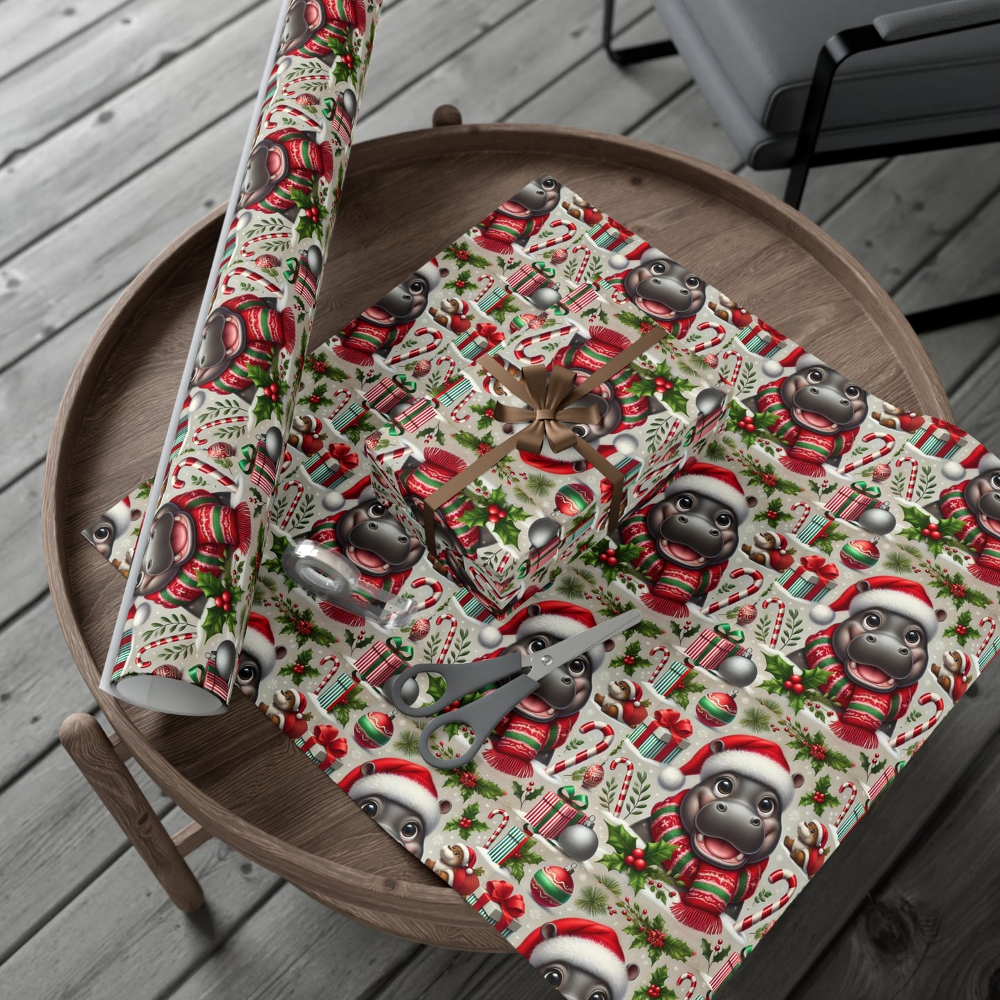 Christmas Cheer Hippo