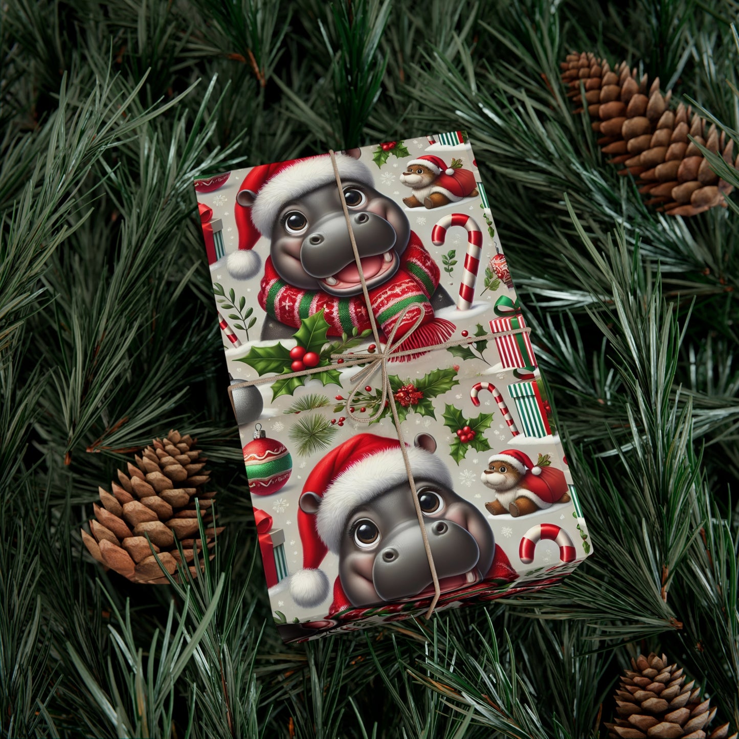 Christmas Cheer Hippo