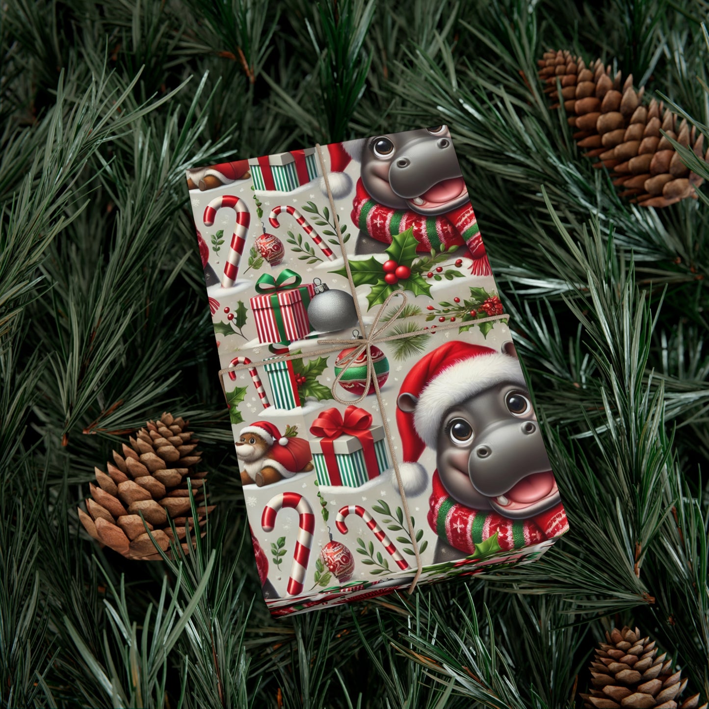 Christmas Cheer Hippo