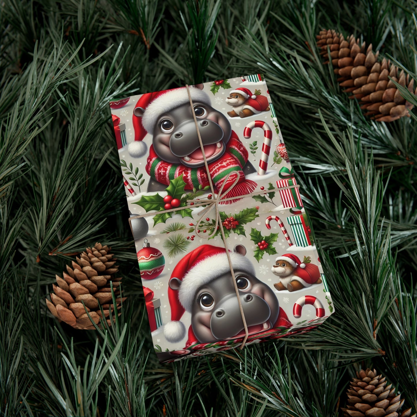Christmas Cheer Hippo