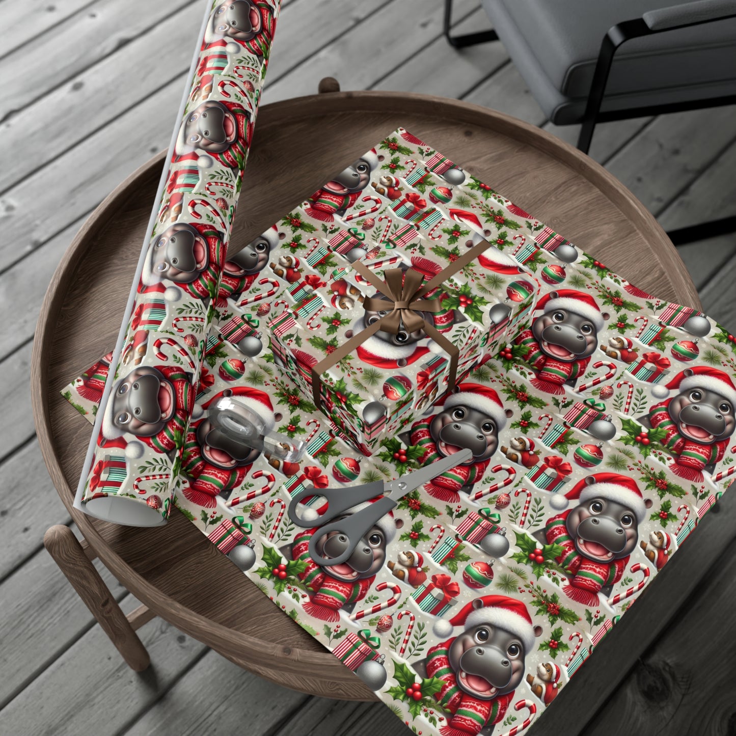 Christmas Cheer Hippo