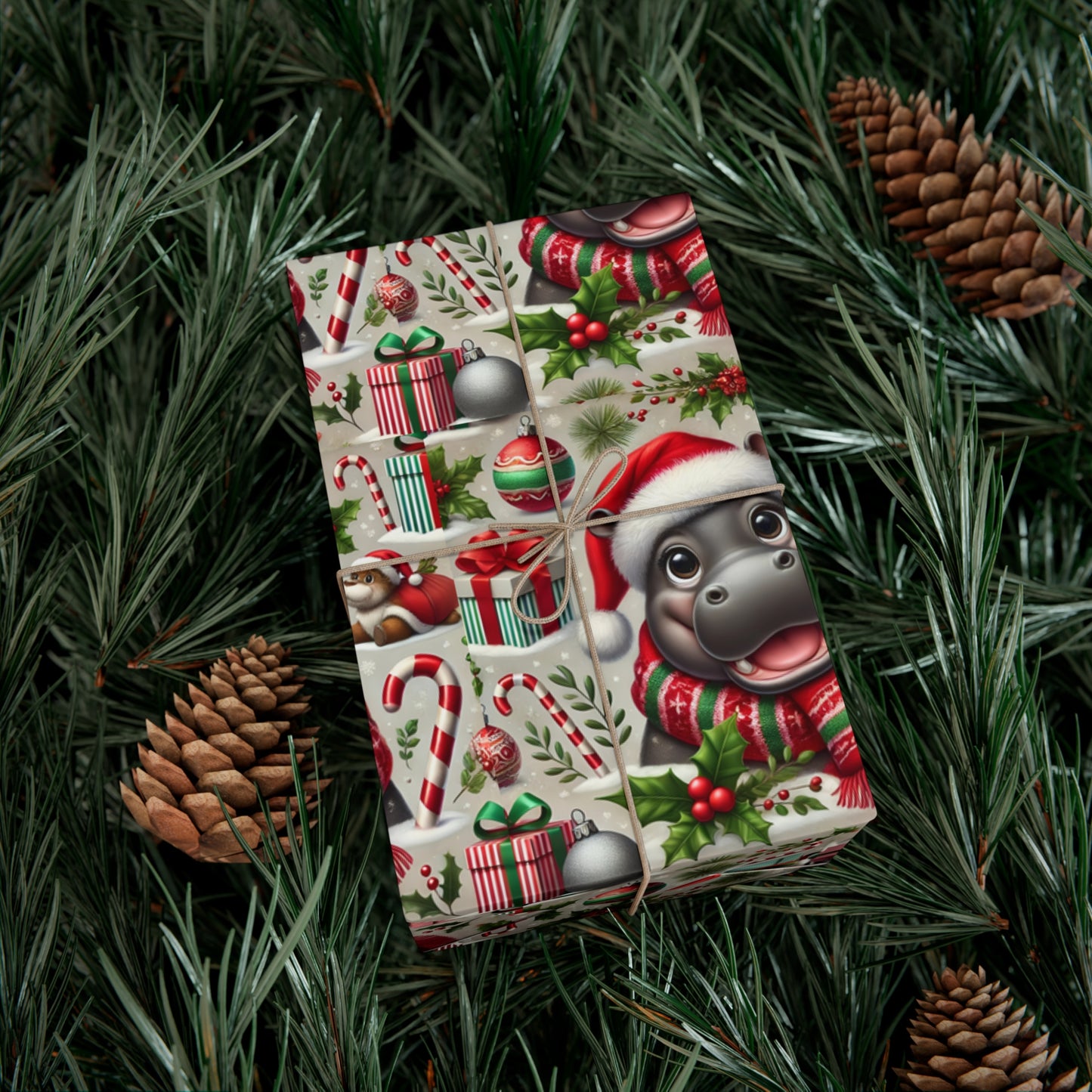Christmas Cheer Hippo