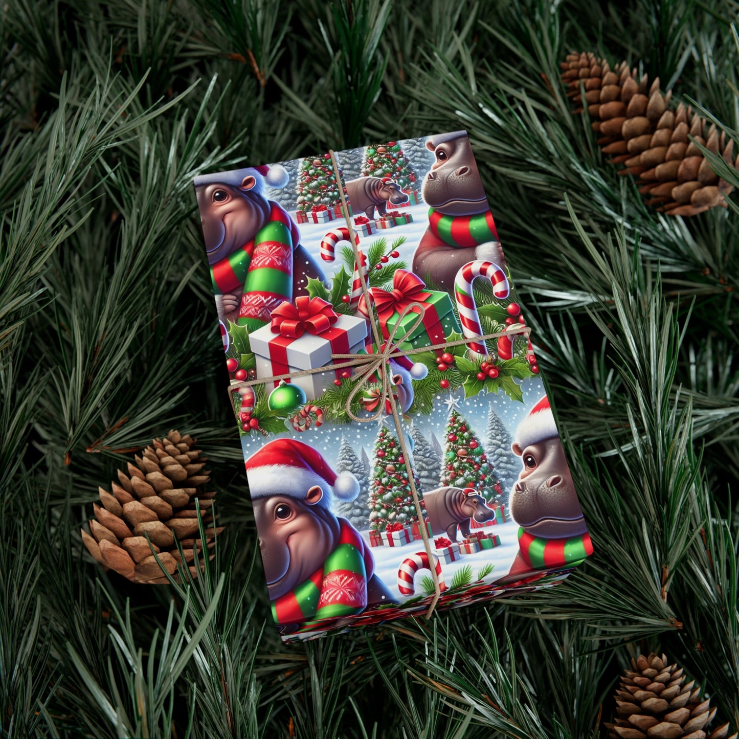 Festive Wonderland Hippo