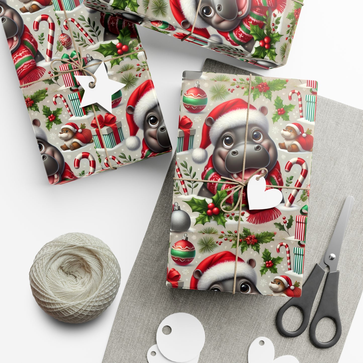 Christmas Cheer Hippo
