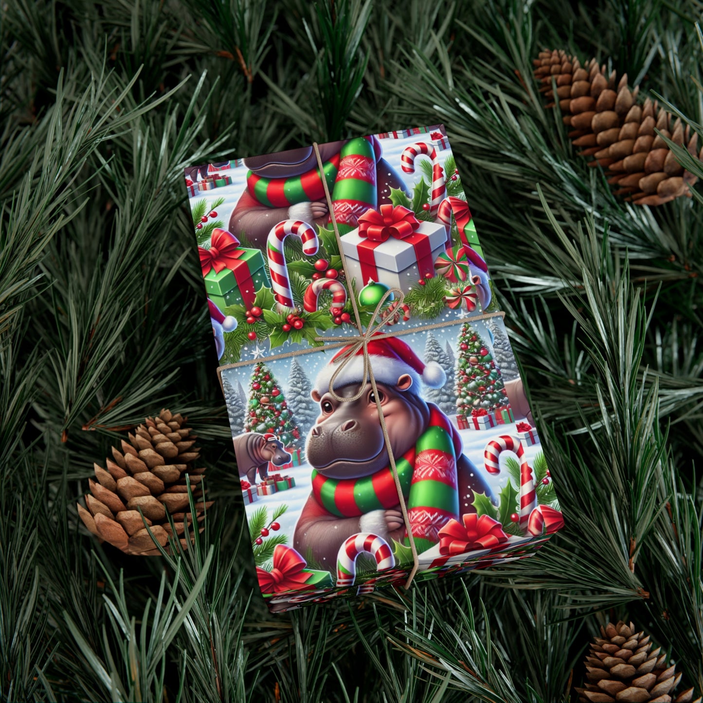 Festive Wonderland Hippo