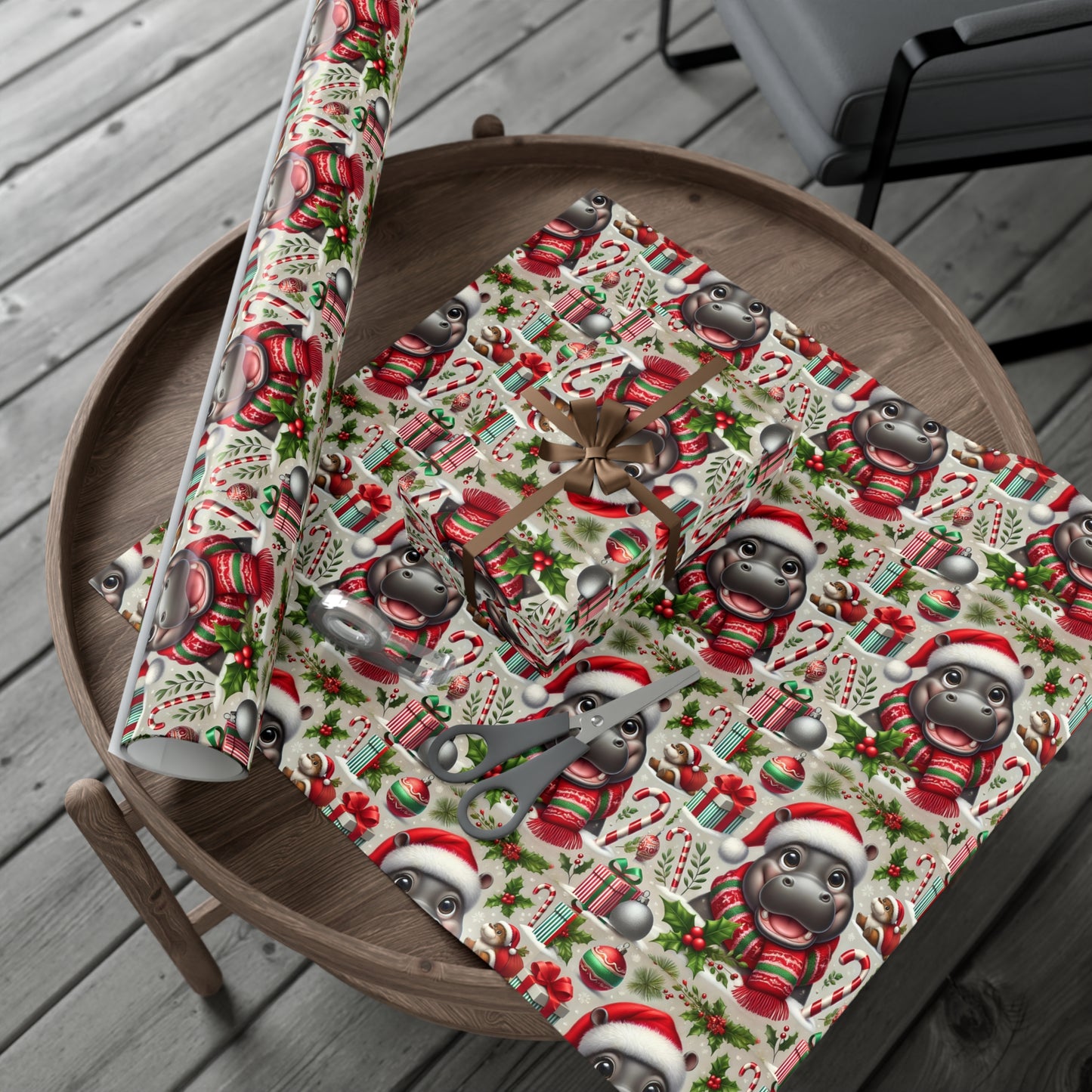 Christmas Cheer Hippo