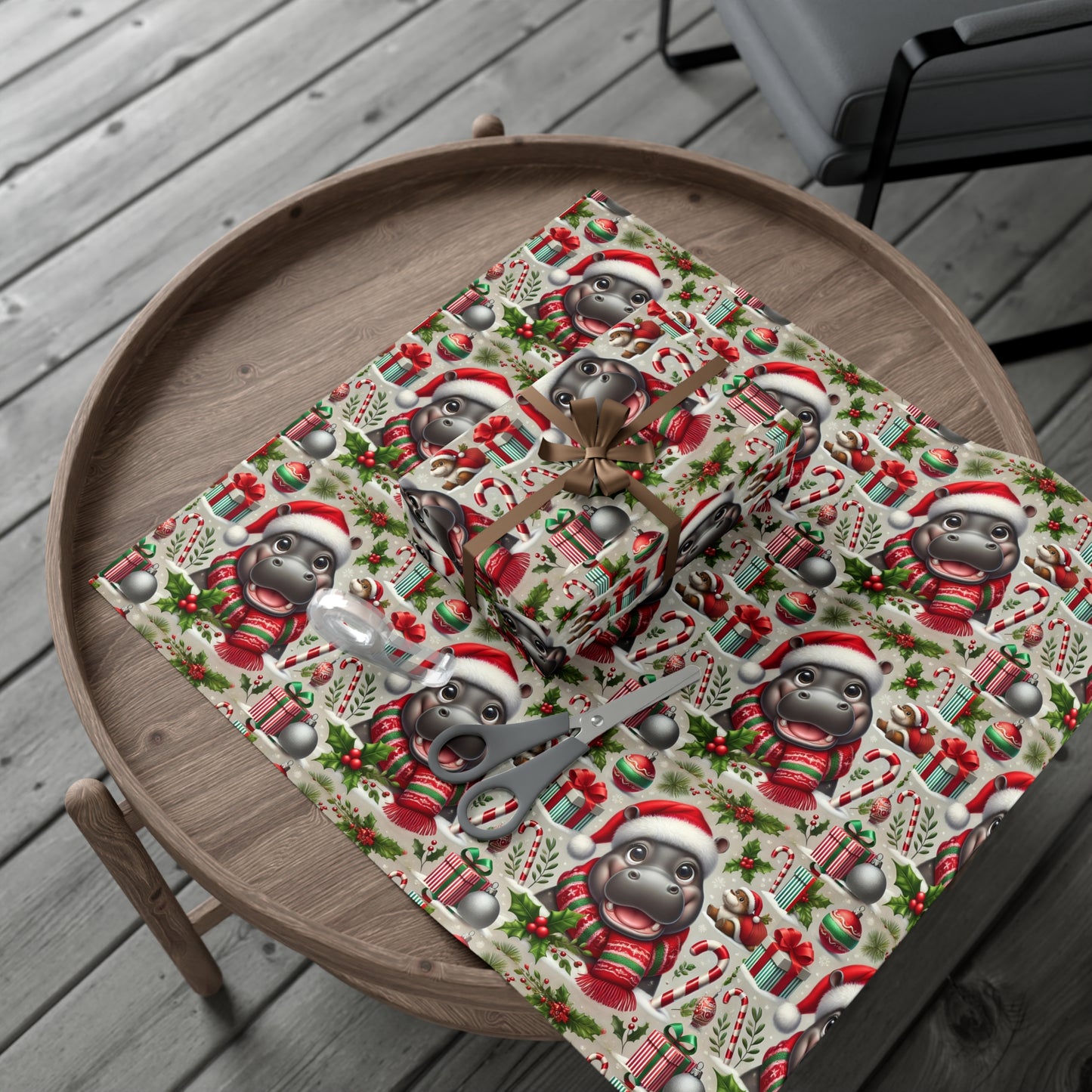 Christmas Cheer Hippo